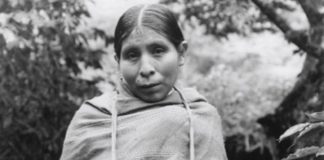 A woman in the remote Oaxaca village of San José Tenango.