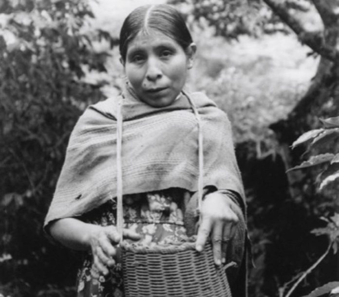 A woman in the remote Oaxaca village of San José Tenango.