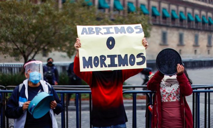 Abrimos o morimos — We open or we die — has been the rallying cry of restaurants shuttered by measures to combat Covid.