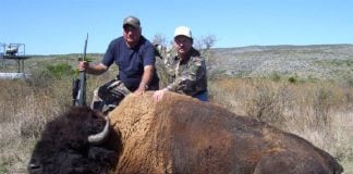 Photo that appeared on hunting ranch's website until yesterday.