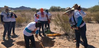The Searching Mothers of Sonora at work.