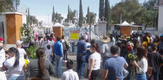 Cemeteries in Jalisco are so busy there are lineups to enter.