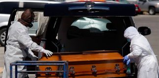 Many people are dying in their homes, which might explain some of the difference.