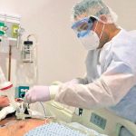 doctor and covid patient