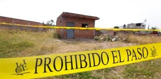 Site of the newest discovery of hidden graves in Jalisco.