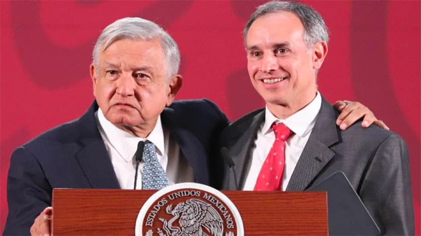 President López Obrador and lopez gatell