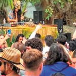 Party on: coronavirus was not a worry at this beach party in Puerto Escondido, Oaxaca.