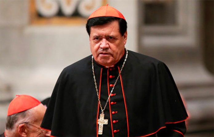 Cardinal Rivera in an undated file photo.