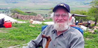 Otto Schöndube in the field he was committed to traversing.