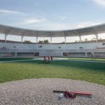 The baseball stadium in Palenque that is slated for an upgrade.