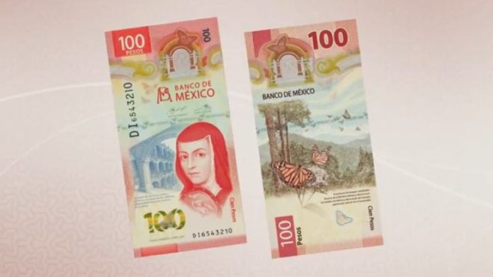 Sor Juana, one of the most recognizable female historical faces in Mexico, as she appears on the latest version of the 100-peso bill.