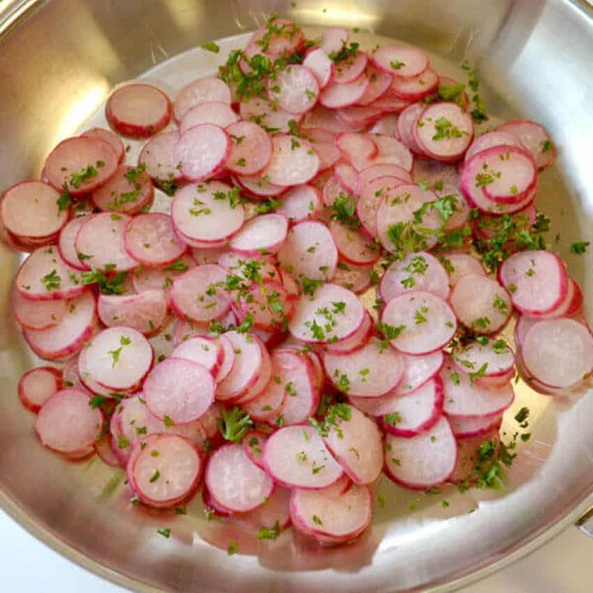 Honey and lime juice mix well with radishes' natural spiciness.