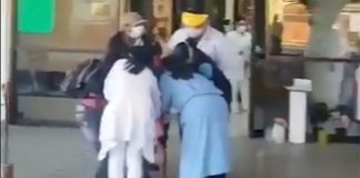 The scene at a Oaxaca hospital moments after a woman gave birth.