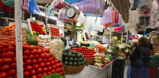 fruit and vegetable stand
