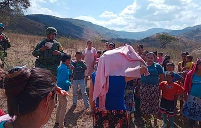 Soldiers arrived in Hacienda de Dolores after residents issued pleas for help.