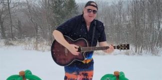 Musician Aiden McGill is a long way from Acapulco.