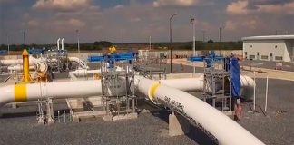 A pipeline that delivers natural gas from the US to Mexico.