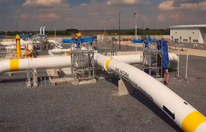 A pipeline that delivers natural gas from the US to Mexico.