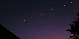 Part of Starlink's chain of 1,000 satellites.