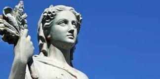 The Muse, a statue by 19th-century French sculptor Antoine Durenne, still welcomes the rare intrepid visitor to the ruins of Jalisco’s Casa La Florida.