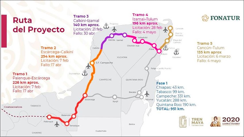 maya train route