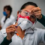 A dose of Covid vaccine is prepared