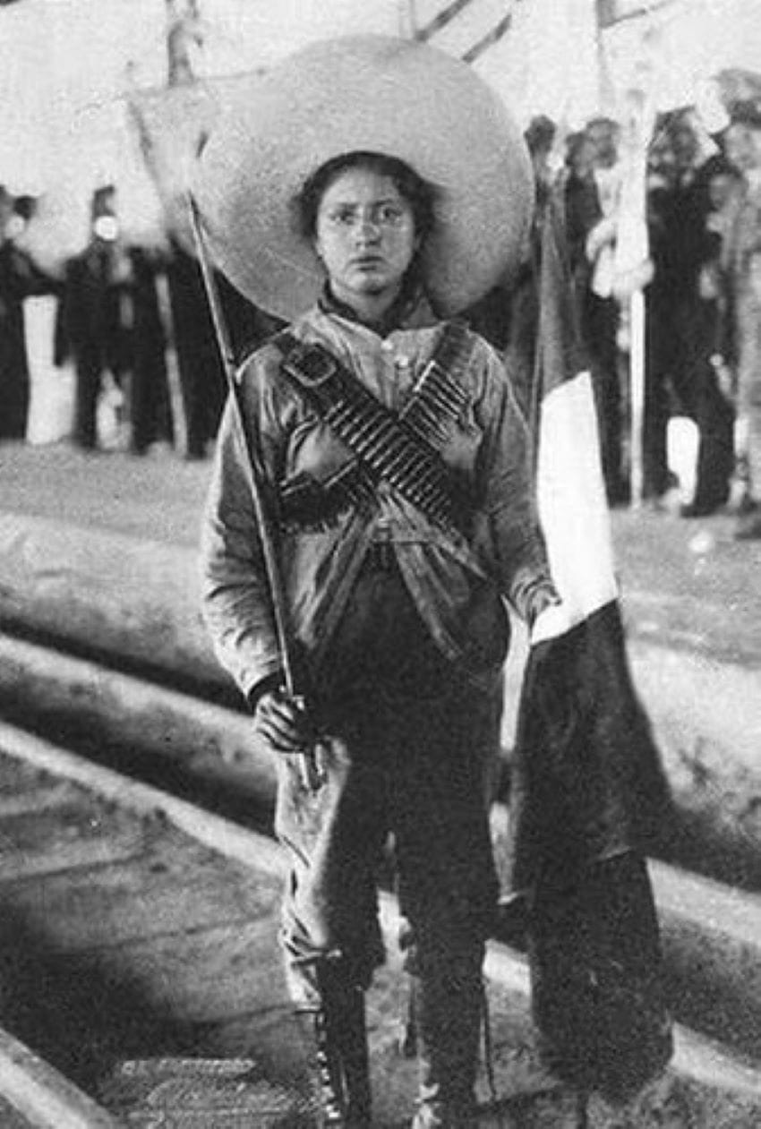 Image of Adele Velardo Pérez, who may be the original Adelita, circa 1914.