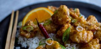 Veggies are the main event in this Gen. Tso's Cauliflower dish.