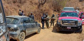 A security operation in Zacualpan