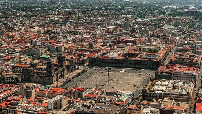 Mexico City's historic center.
