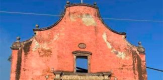 church destroyed by fire