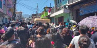 The funeral for Elvin Mazariegos was held Wednesday in Tacaná.