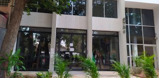 The restaurant that was closed Monday by authorities in Mérida.