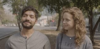 Leona's lead actors Christian Vázquez and Naian González Norvind.