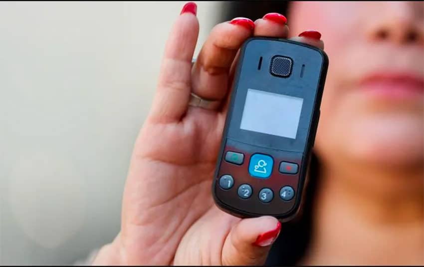 The panic button used by over 500 women in Zapopan, Jalisco.