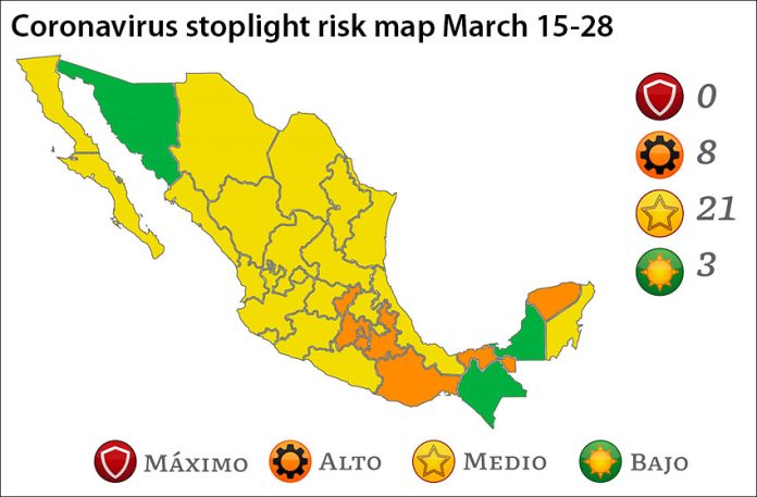Next week's coronavirus map.