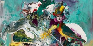 "Mujer Pájaro en la selva" (Bird Woman in the Rainforest), from the Mujer Pájaro series.