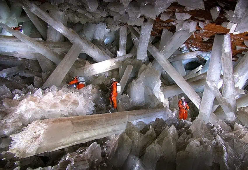 underwater crystal caves