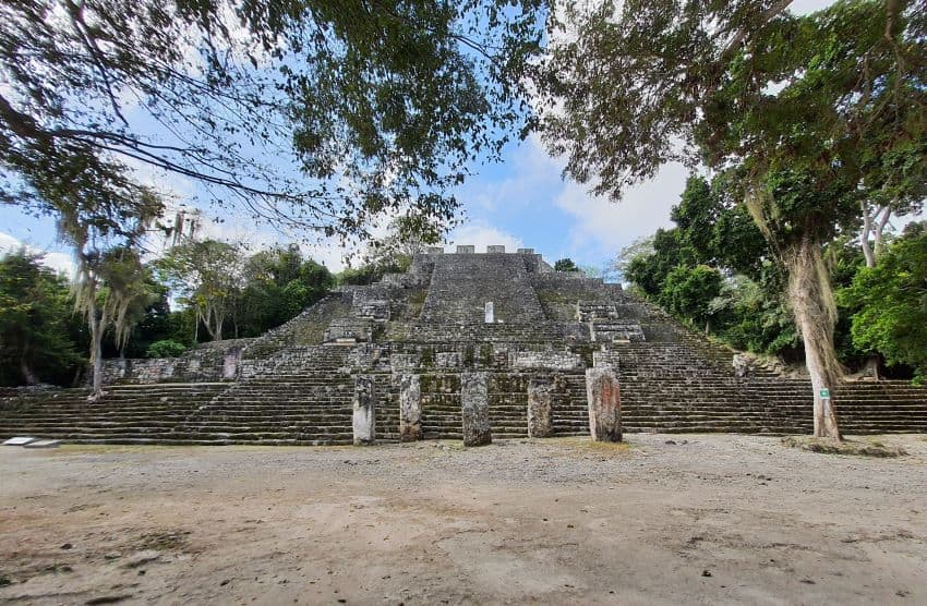 Calakmul's most significant pyramid, known as Structure II.