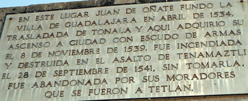 Legend on the Tlacotán monument.