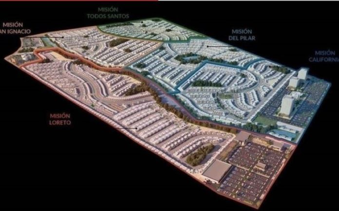 Plans for the sprawling Misión Punta Norte project in La Paz.