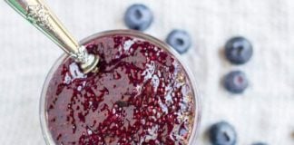 Chia berry jam is quick and easy to make and full of nutrients.
