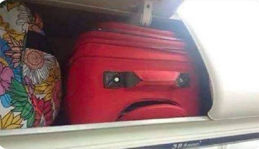 'This is my suitcase arriving at Felipe Ángeles Airport and seeing the logo,' was one post on social media.