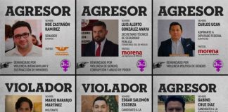 Six of the candidates for whom 'wanted posters' were published.