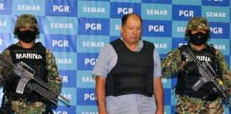 Mario Cárdenas during his arrest in 2012.