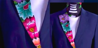 The design chosen for Mexico's Olympic costumes.