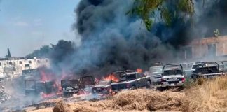 Thursday's fire in Morelia.