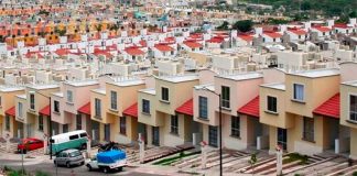 An Infonavit housing development.