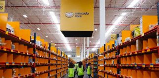A Mercado Libre distribution center in Tepotzotlán, México state.