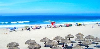 Rosarito Beach, near the Cantamar development in Baja California.